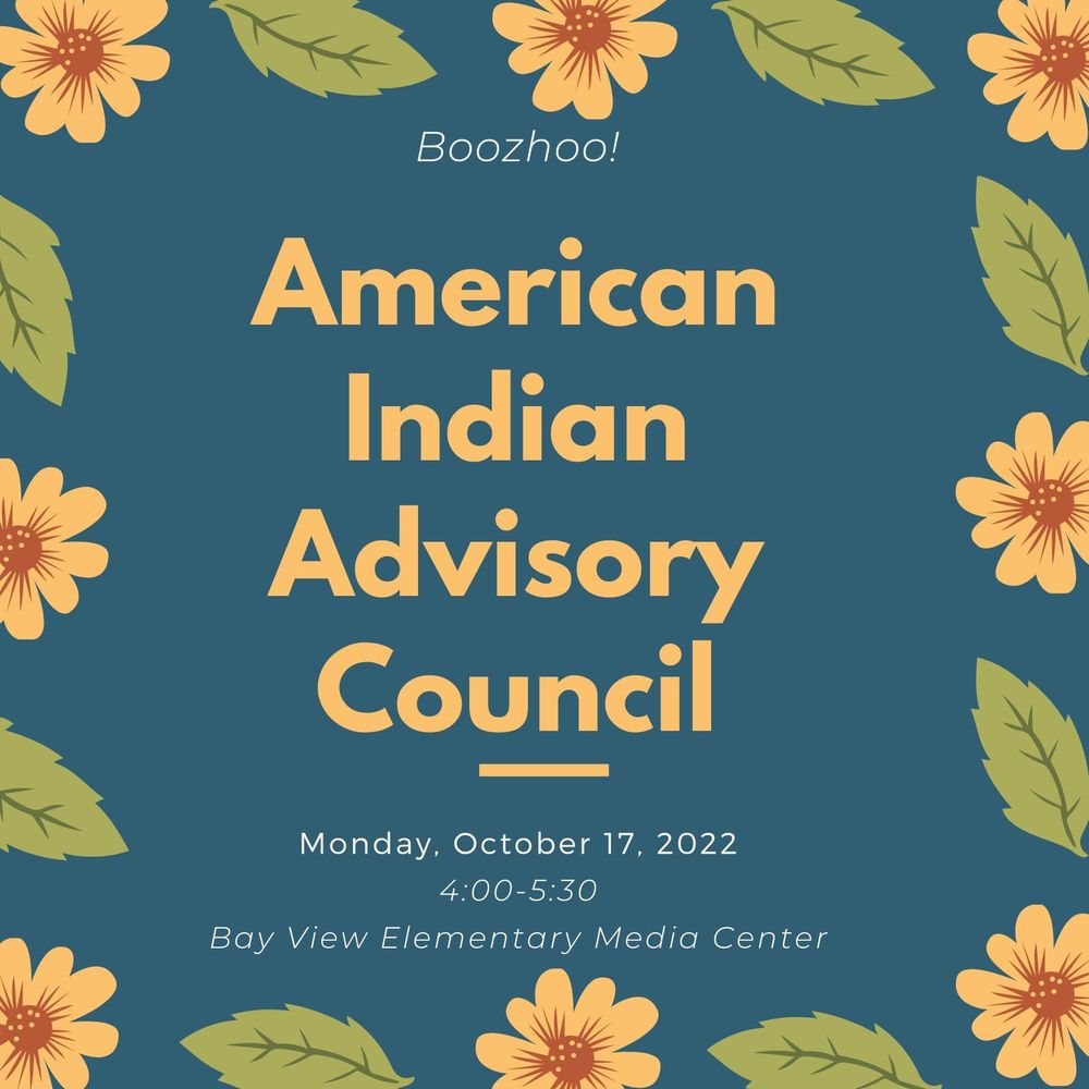 American Indian Parent Advisory Council Meeting